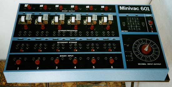 Photo of Minivac 601 computer